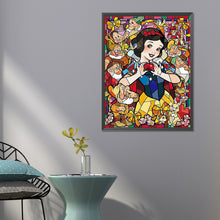 Load image into Gallery viewer, Snow White Glass Painting 50*60CM(Canvas) Full Round Drill Diamond Painting
