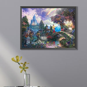 Disney Castle 40*30CM(Canvas) Full Square Drill Diamond Painting