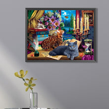 Load image into Gallery viewer, Lazy Cat 40*30CM(Canvas) Full Square Drill Diamond Painting
