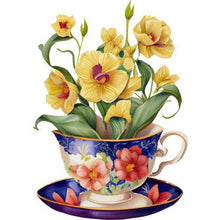 Load image into Gallery viewer, Teacup Bouquet 30*40CM(Canvas) Full Round Drill Diamond Painting
