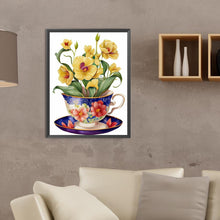 Load image into Gallery viewer, Teacup Bouquet 30*40CM(Canvas) Full Round Drill Diamond Painting
