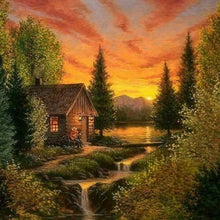 Load image into Gallery viewer, Countryside View 30*30CM(Canvas) Full Round Drill Diamond Painting
