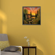 Load image into Gallery viewer, Countryside View 30*30CM(Canvas) Full Round Drill Diamond Painting
