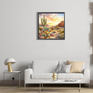 Cactus Flower 30*30CM(Canvas) Full Round Drill Diamond Painting