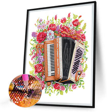 Load image into Gallery viewer, Accordion 30*40CM(Canvas) Partial Special Shaped Drill Diamond Painting
