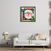 Load image into Gallery viewer, Santa Claus 30*30CM(Canvas) Partial Special Shaped Drill Diamond Painting
