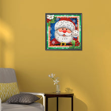 Load image into Gallery viewer, Santa Claus 30*30CM(Canvas) Partial Special Shaped Drill Diamond Painting
