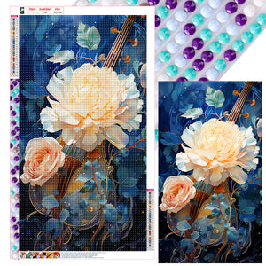 Texture Rose 40*70CM(Canvas) Full Round Drill Diamond Painting
