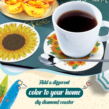 Load image into Gallery viewer, Diamond Crafts Coasters Diamond Painting Coasters (8PCS Sunflower)
