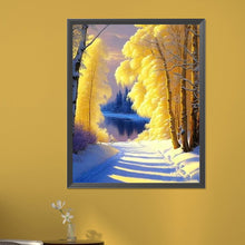 Load image into Gallery viewer, Winter Woods 40*50CM(Picture) Full Round Drill Diamond Painting
