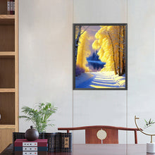 Load image into Gallery viewer, Winter Woods 40*50CM(Picture) Full Round Drill Diamond Painting
