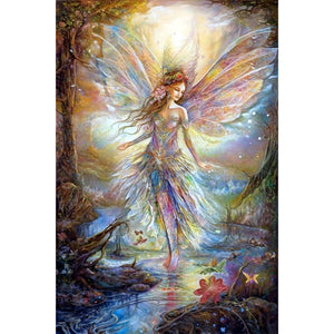 Angel 40*60CM(Picture) Full Round Drill Diamond Painting