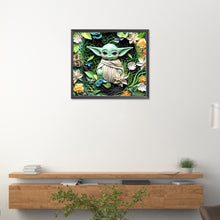 Load image into Gallery viewer, Yoda 40*35CM(Canvas) Full Round Drill Diamond Painting

