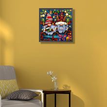 Load image into Gallery viewer, Christmas Gnome 40*40CM(Canvas) Full Round Drill Diamond Painting
