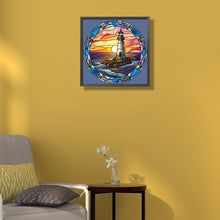 Load image into Gallery viewer, The Lighthouse 40*40CM(Canvas) Full Round Drill Diamond Painting
