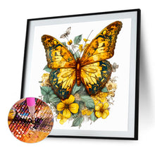 Load image into Gallery viewer, Orange Butterfly 40*40CM(Canvas) Full Round Drill Diamond Painting
