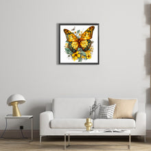 Load image into Gallery viewer, Orange Butterfly 40*40CM(Canvas) Full Round Drill Diamond Painting

