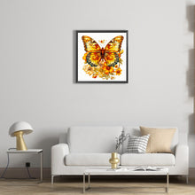 Load image into Gallery viewer, Yellow Butterfly 40*40CM(Canvas) Full Round Drill Diamond Painting
