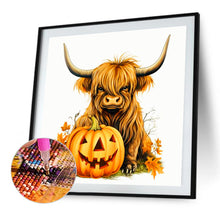 Load image into Gallery viewer, Ox And A Pumpkin 40*40CM(Canvas) Full Round Drill Diamond Painting

