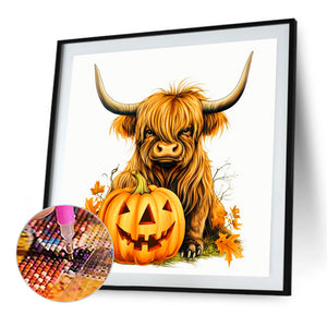 Ox And A Pumpkin 40*40CM(Canvas) Full Round Drill Diamond Painting