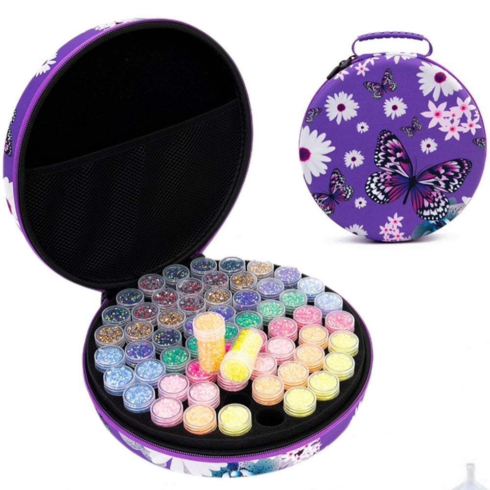 3 Pieces Diamond Painting Wax Storage Container Case with Glue Clay, for Diamond  Painting Embroidery Accessories,purple 
