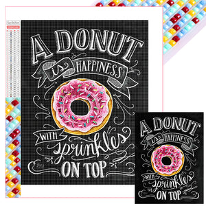 Donut 30*40CM(Picture) Full Square Drill Diamond Painting