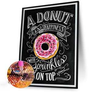 Donut 30*40CM(Picture) Full Square Drill Diamond Painting