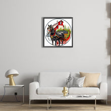 Load image into Gallery viewer, Christmas Horse 40*40CM(Canvas) Full Round Drill Diamond Painting
