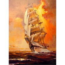 Load image into Gallery viewer, Sailing Boat 30*40CM(Canvas) Full Square Drill Diamond Painting
