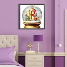 Load image into Gallery viewer, Christmas Alphabet Crystal Ball H 40*40CM(Canvas) Full Round Drill Diamond Painting
