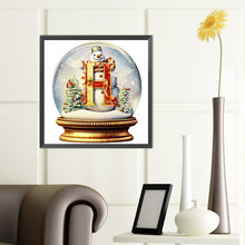 Load image into Gallery viewer, Christmas Alphabet Crystal Ball H 40*40CM(Canvas) Full Round Drill Diamond Painting
