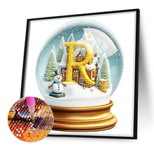 Load image into Gallery viewer, Christmas Alphabet Crystal Ball R 40*40CM(Canvas) Full Round Drill Diamond Painting
