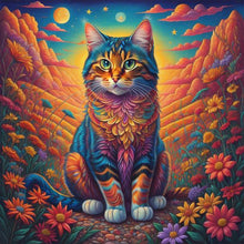 Load image into Gallery viewer, Color Cat 40*40CM(Picture) Full Square Drill Diamond Painting
