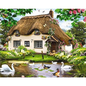 The Farm 50*40CM(Picture) Full Square Drill Diamond Painting