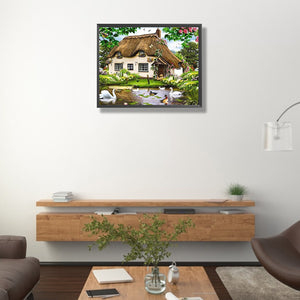 The Farm 50*40CM(Picture) Full Square Drill Diamond Painting