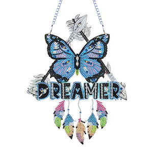 Special Shape Diamond Drawing Hanging Kit Suncatcher (Dreamer Butterfly)
