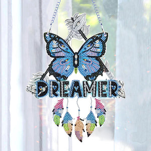 Special Shape Diamond Drawing Hanging Kit Suncatcher (Dreamer Butterfly)
