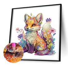 Load image into Gallery viewer, Fox 30*30CM(Canvas) Partial Special Shaped Drill Diamond Painting
