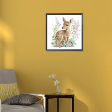 Load image into Gallery viewer, Deer 30*30CM(Canvas) Partial Special Shaped Drill Diamond Painting
