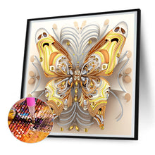 Load image into Gallery viewer, Butterfly 30*30CM(Canvas) Partial Special Shaped Drill Diamond Painting
