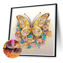 Load image into Gallery viewer, Butterfly 30*30CM(Canvas) Partial Special Shaped Drill Diamond Painting

