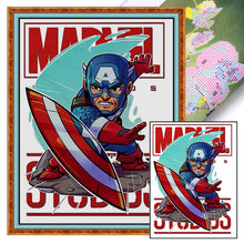 Load image into Gallery viewer, Captain (40*55CM) 11CT 3 Stamped Cross Stitch
