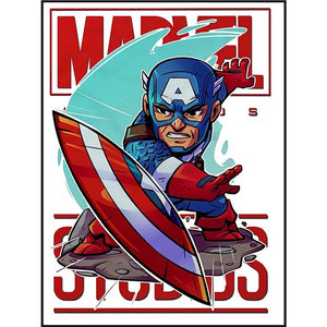 Captain (40*55CM) 11CT 3 Stamped Cross Stitch
