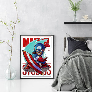 Captain (40*55CM) 11CT 3 Stamped Cross Stitch