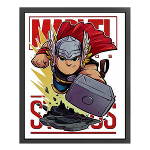Thor (40*52CM) 11CT 3 Stamped Cross Stitch