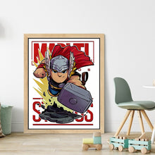 Load image into Gallery viewer, Thor (40*52CM) 11CT 3 Stamped Cross Stitch
