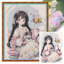 Load image into Gallery viewer, Girl (40*53CM) 11CT 3 Stamped Cross Stitch
