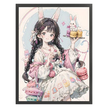 Load image into Gallery viewer, Girl (40*53CM) 11CT 3 Stamped Cross Stitch
