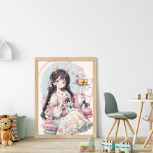 Load image into Gallery viewer, Girl (40*53CM) 11CT 3 Stamped Cross Stitch
