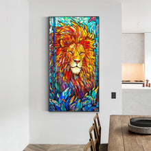 Load image into Gallery viewer, Smiling Lion 40*70CM(Canvas) Full Round Drill Diamond Painting
